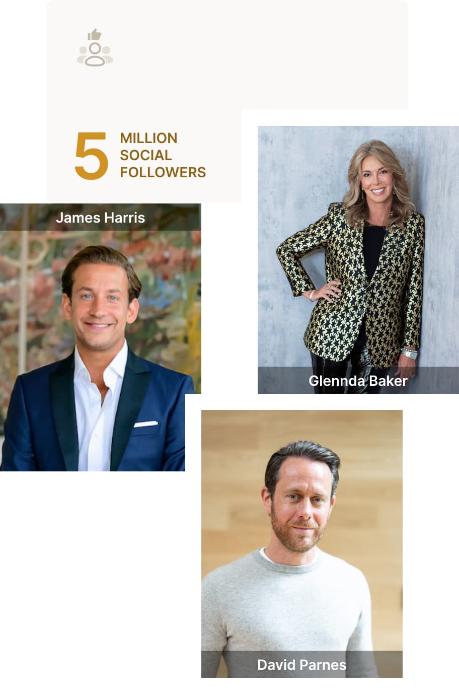 Elite real estate agents with 5 million social media followers